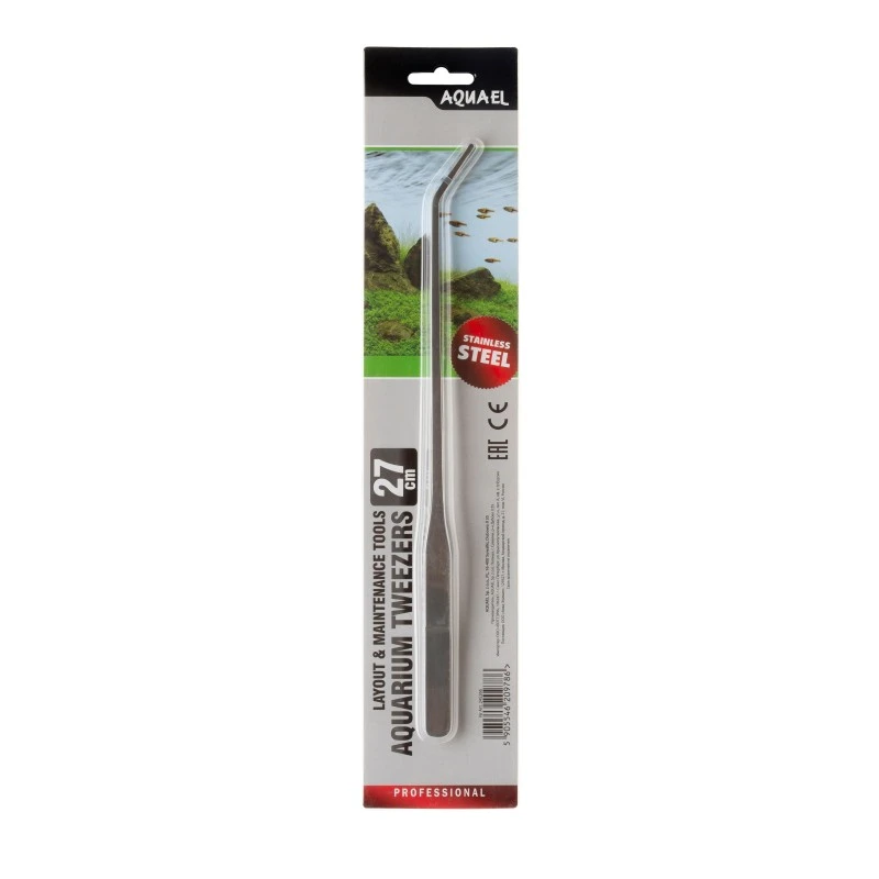 AquaEl Pincet buet 27 cm (Aquarium tweezers)